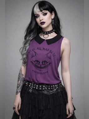 Disney Alice Through The Looking Glass Sleeveless Top